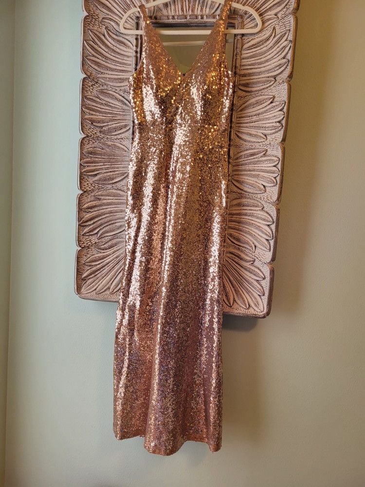 Gold Squin Dress