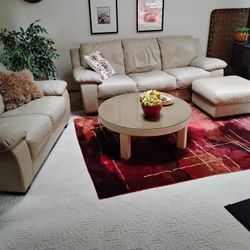 Really Nice Leather Couch and Love Seat