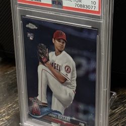 2018 Topps Chrome Shohei Ohtani Prism Refractor PSA 10