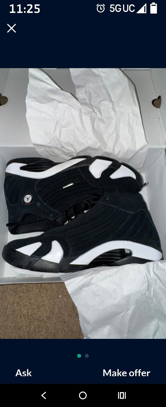 Jordan 14 Orca size 11.5 (NO TRADES)
