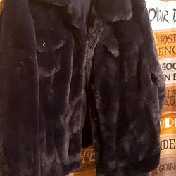 Levi Faux Fur Trucker Jacket