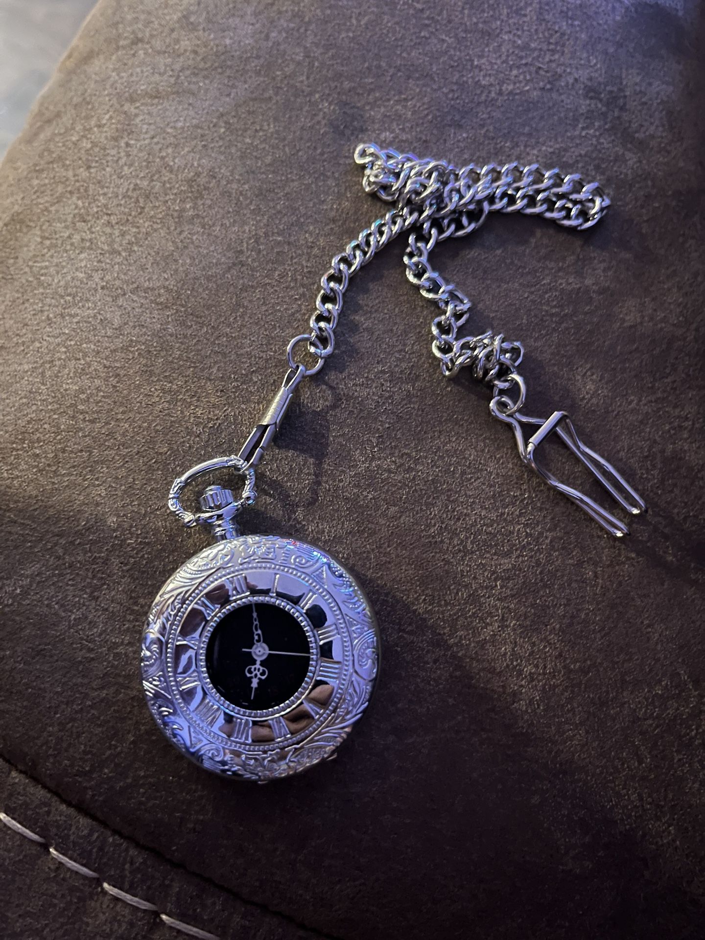Silver Colored Pocket Watch