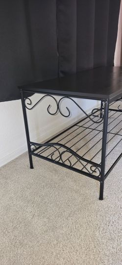 Black table