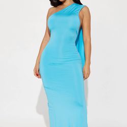 Fashion Nova Light Blue Dress