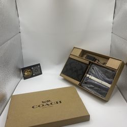 NEW COACH SET WALLET