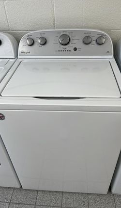 Whirlpool Top Load Washer & Dryer Set – Deep Water, Auto Dry, White