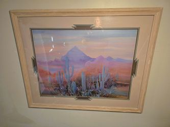 Framed Desert Scene