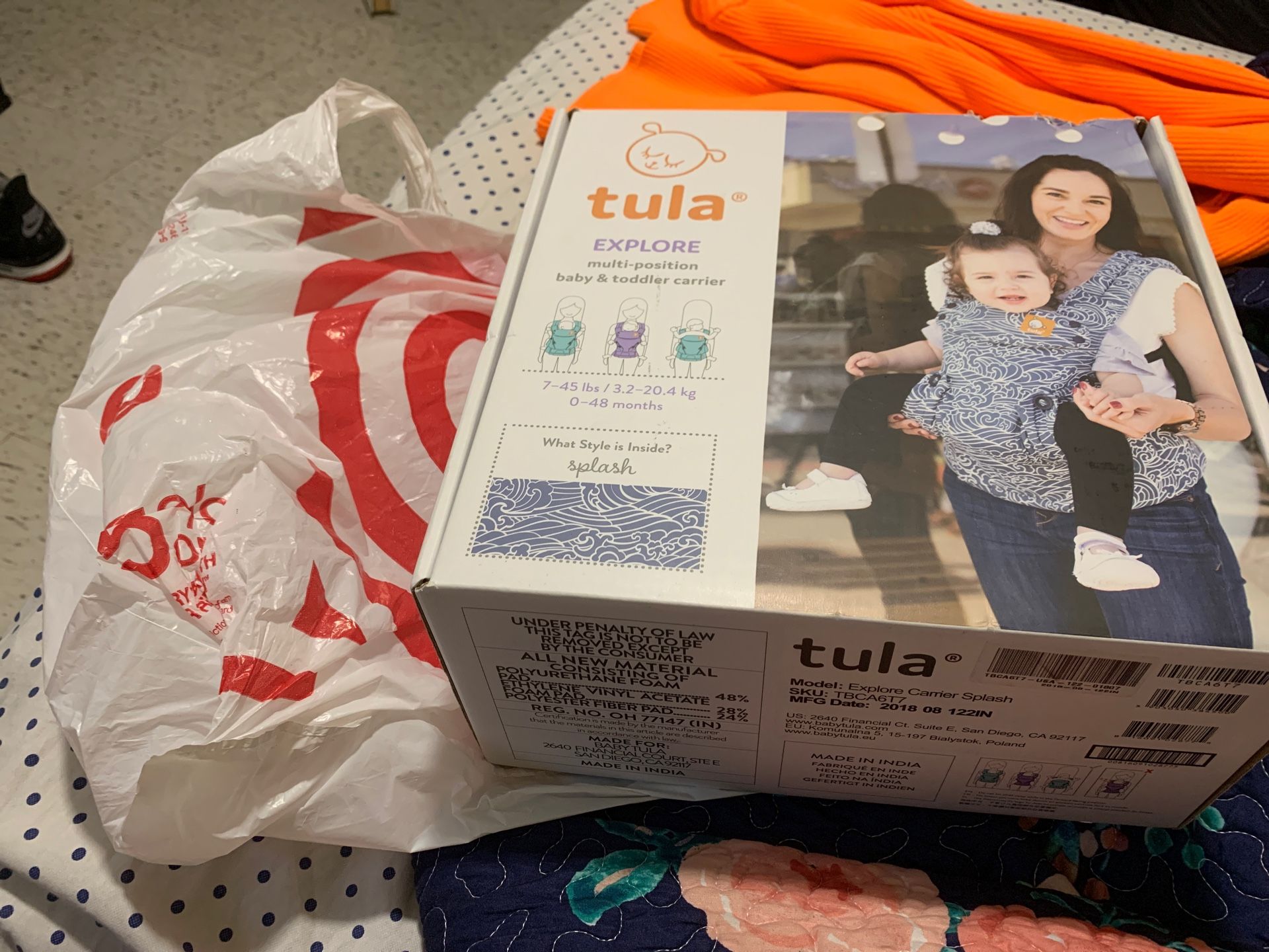 Tula Baby Carrier Splash