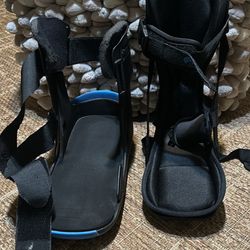 PAIR of Ovation Medical Walker Boots (Sizes M & XL) - Like New!