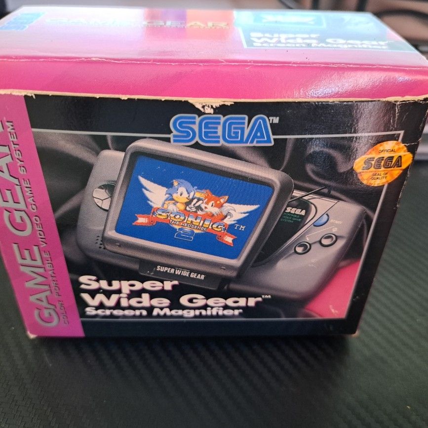 Sega Game Gear : Super Wide Gear Screen Magnifier for Sale in St