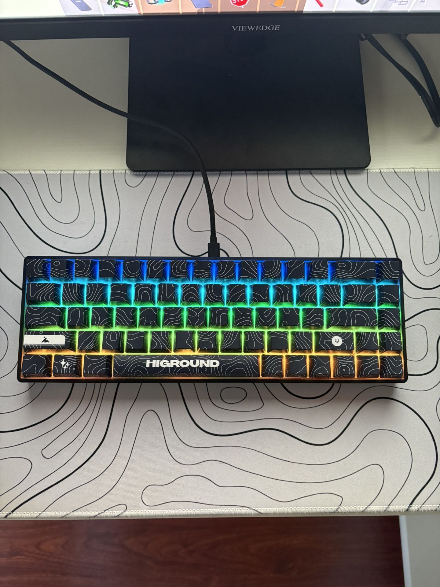 HIGHGROUND BLACK ICE GAMING KEYBOARD