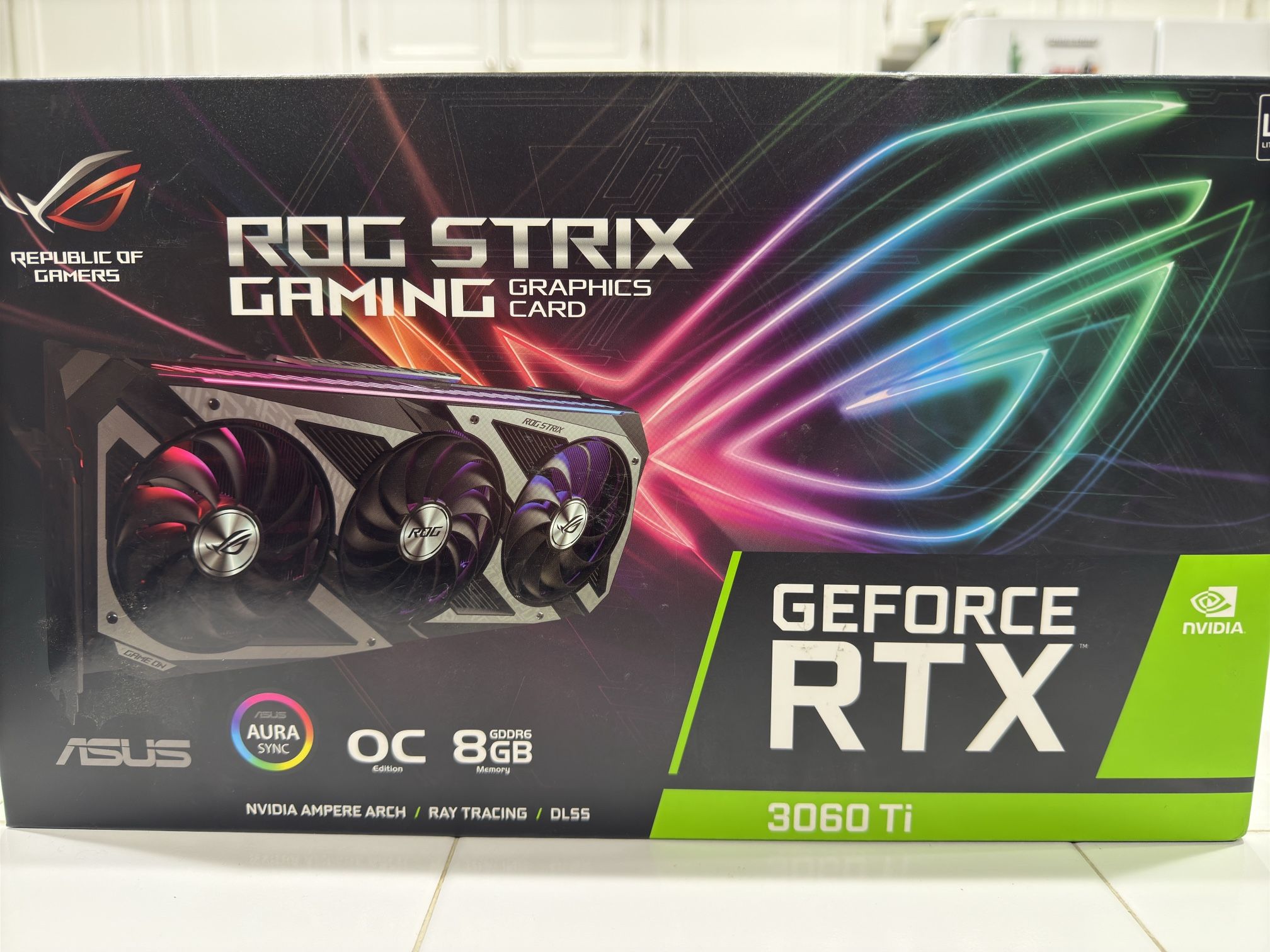 ASUS ROG STRIX GEFORCE RXT 3060 Ti