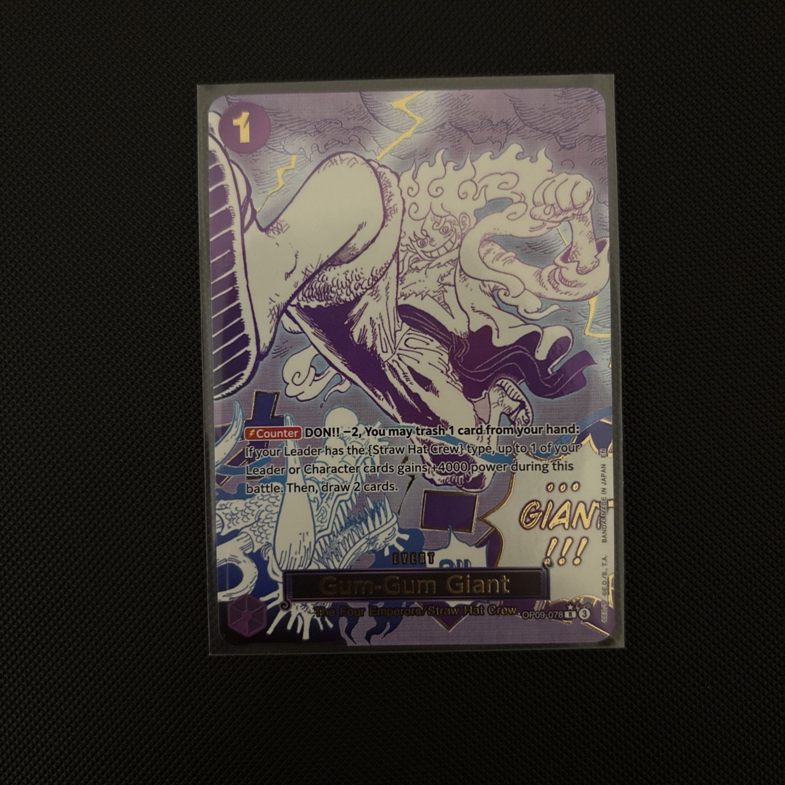 One Piece Prb02 Gum Gum Giant Sp