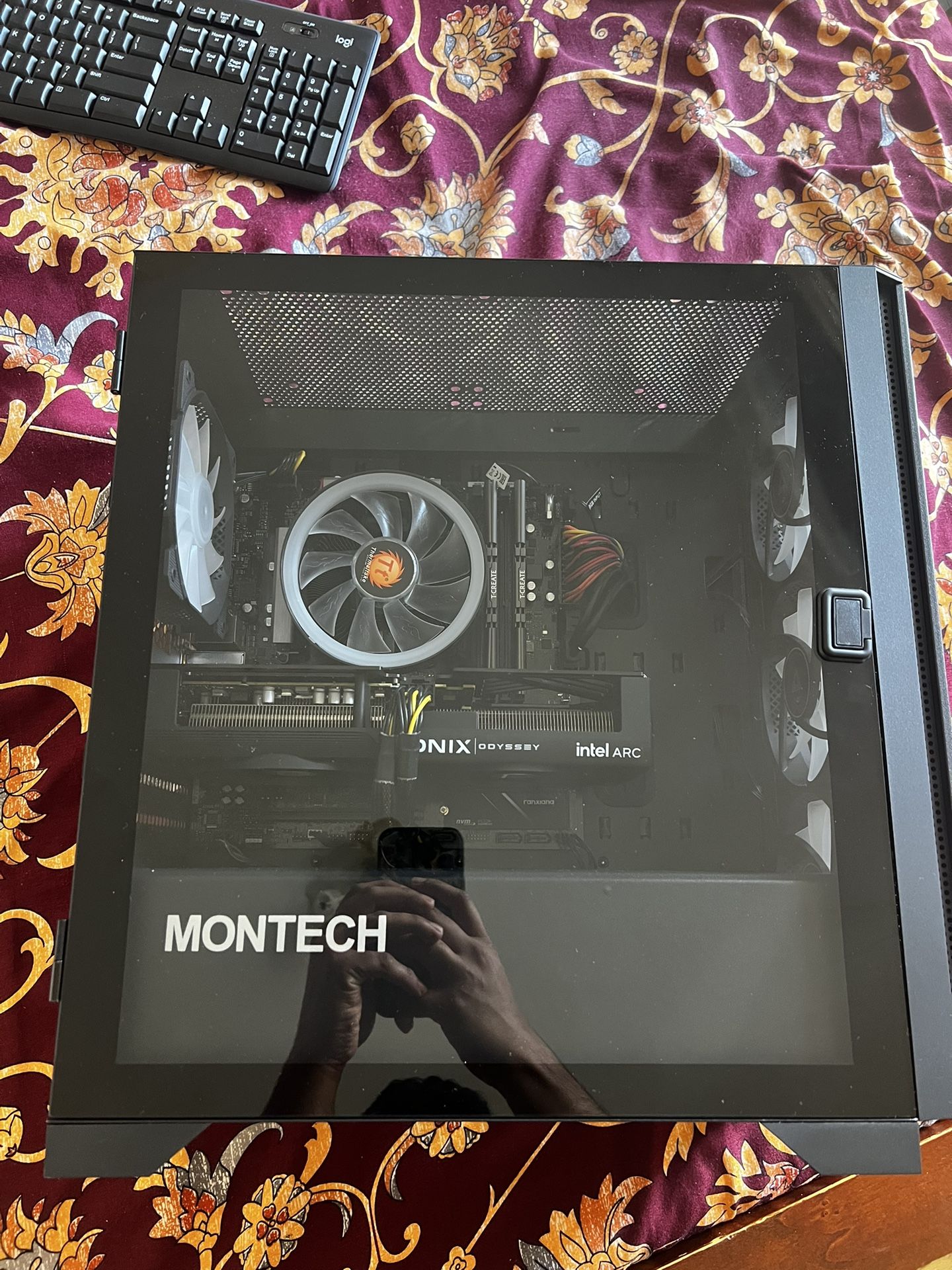 ABS Aquilon Aqua Gaming PC - Windows 11 - Intel Core i5-13400F - Intel Arc B580 - Al-Powered Performance - 32GB DDR4 3200MHz - 2TB NVMe SSD