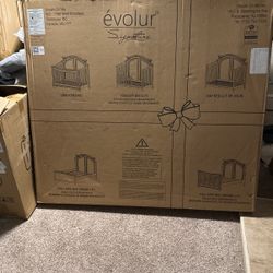 Evolur 5in1 Crib (white) 