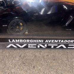 🏎️ NEW HUGE 16” Lamborghini RC Car - Black Aventador