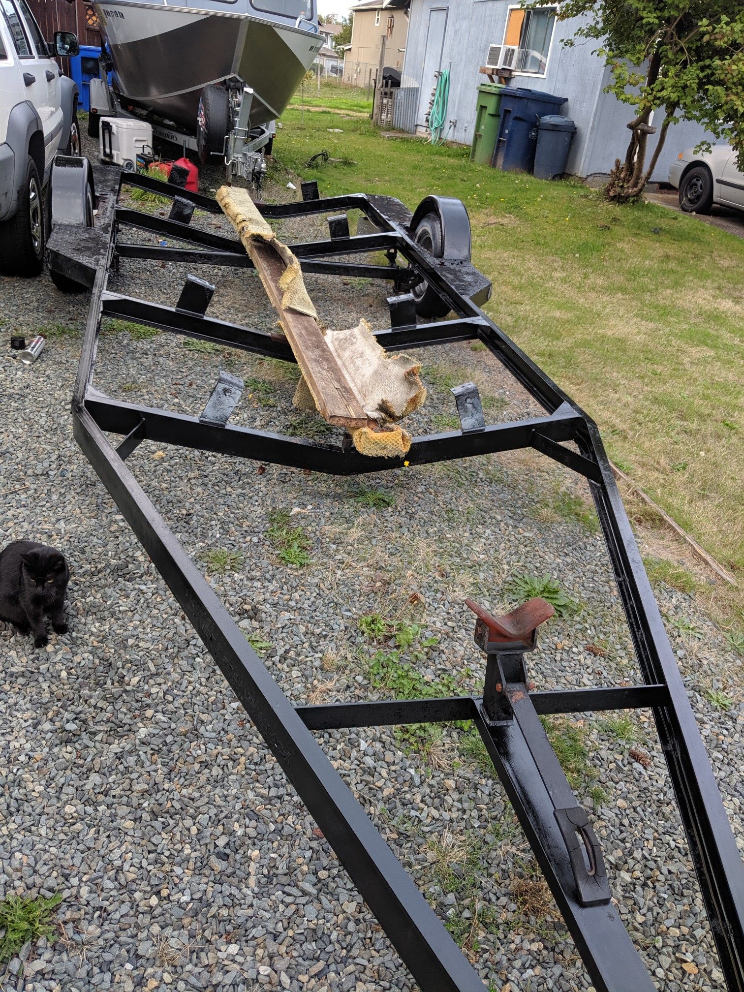 Flatbed trailer project with title!