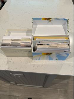 Boxes of cards
