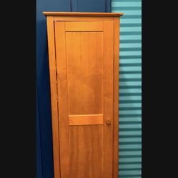 Solid wood 5 shelves good condition little corner chip.