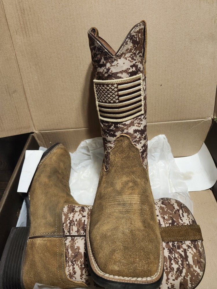 Mens ARIAT Sport Patriot Boots