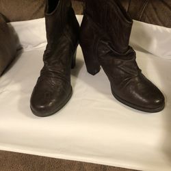 Brown Leather Boots
