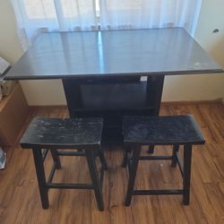 Table And Two Chairs 