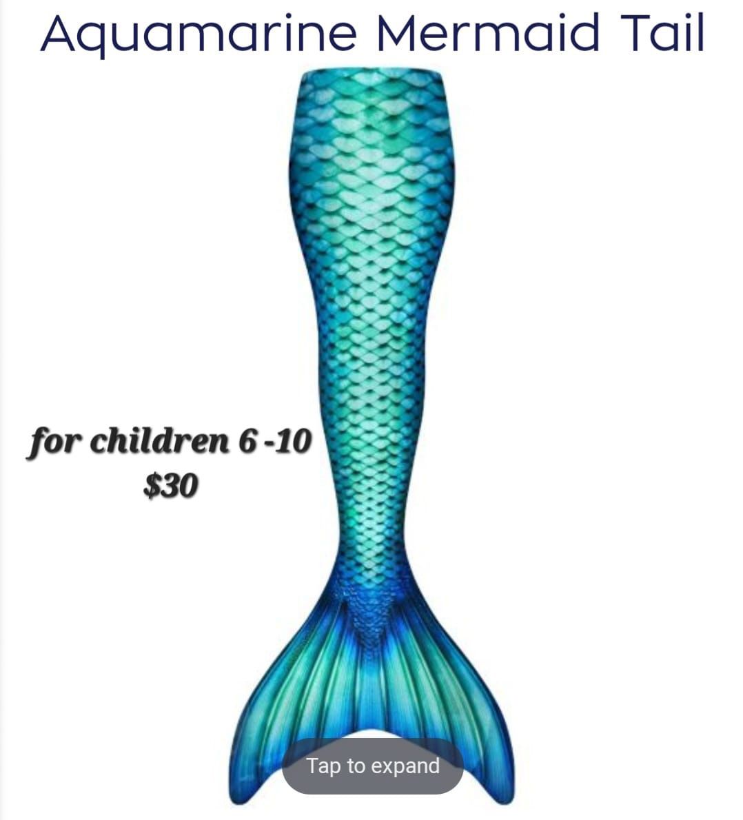 children’s mermaid tail