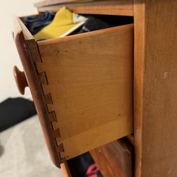Dresser with pull out desk
