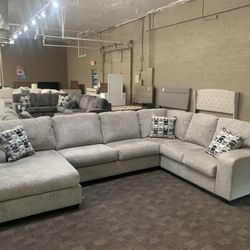 New Grey Sectional Sofa 
