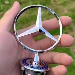 Mercedes Benz Hood Ornament Badge Emblem SEE ALL PICS SOLD SEPARATELY SHIPPING AVAILABLE 