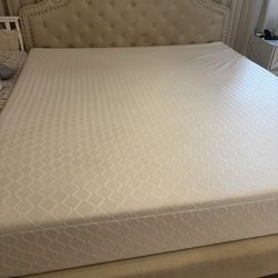 King Size Bed frame with mattress