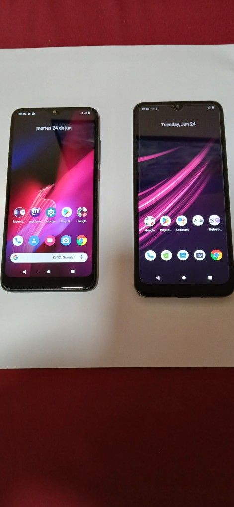 T-MOBILE 5G /REVVL-4 AND REVVL-5 PHONES IN BRAND NEW CONDITION WORKS PERFECT JUST CONNECT AND ENJOY . 1 Phone $90 Or BOTH For $150.