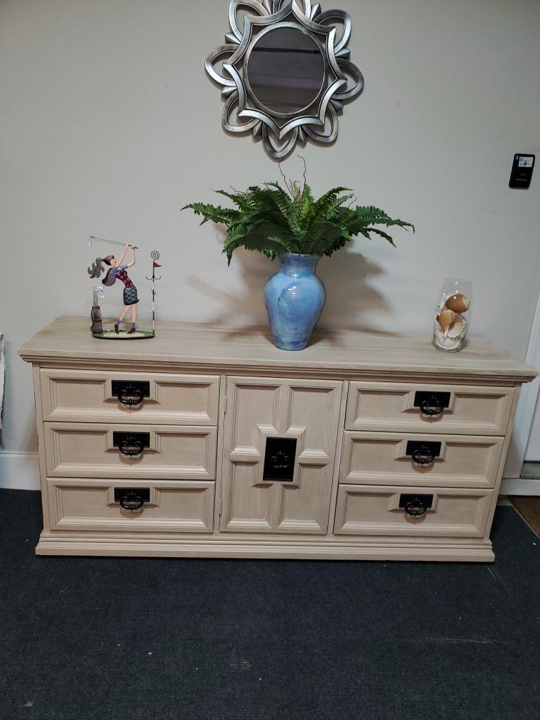 Painted Wood Dresser