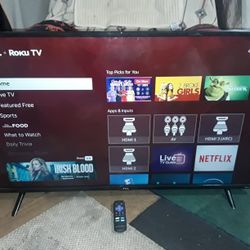 TCL ROKU TV 43- Inch 4k Ultra HD Smart Roku Led TV Remote Control Included 