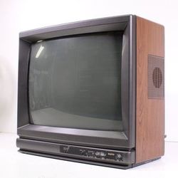 Sanyo DS20030 20-Inch Woodgrain Console CRT Television (1991)