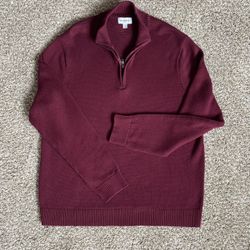 Men’s Size XL Quarter-Zip Sweater