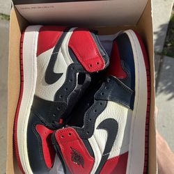 Jordan 1 bred toe