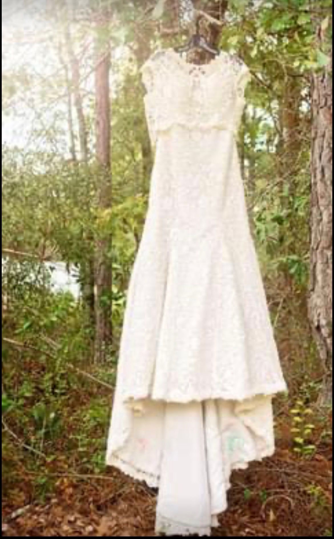 Justin Alexander Full Lace Wedding Dress