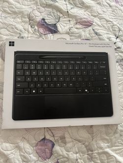 Microsoft - Surface Slim Pen (2nd Edition) and Pro 13" Flex Keyboard for Pro 13" (11th Edition), Pro 9, Pro 8 - Sapphire