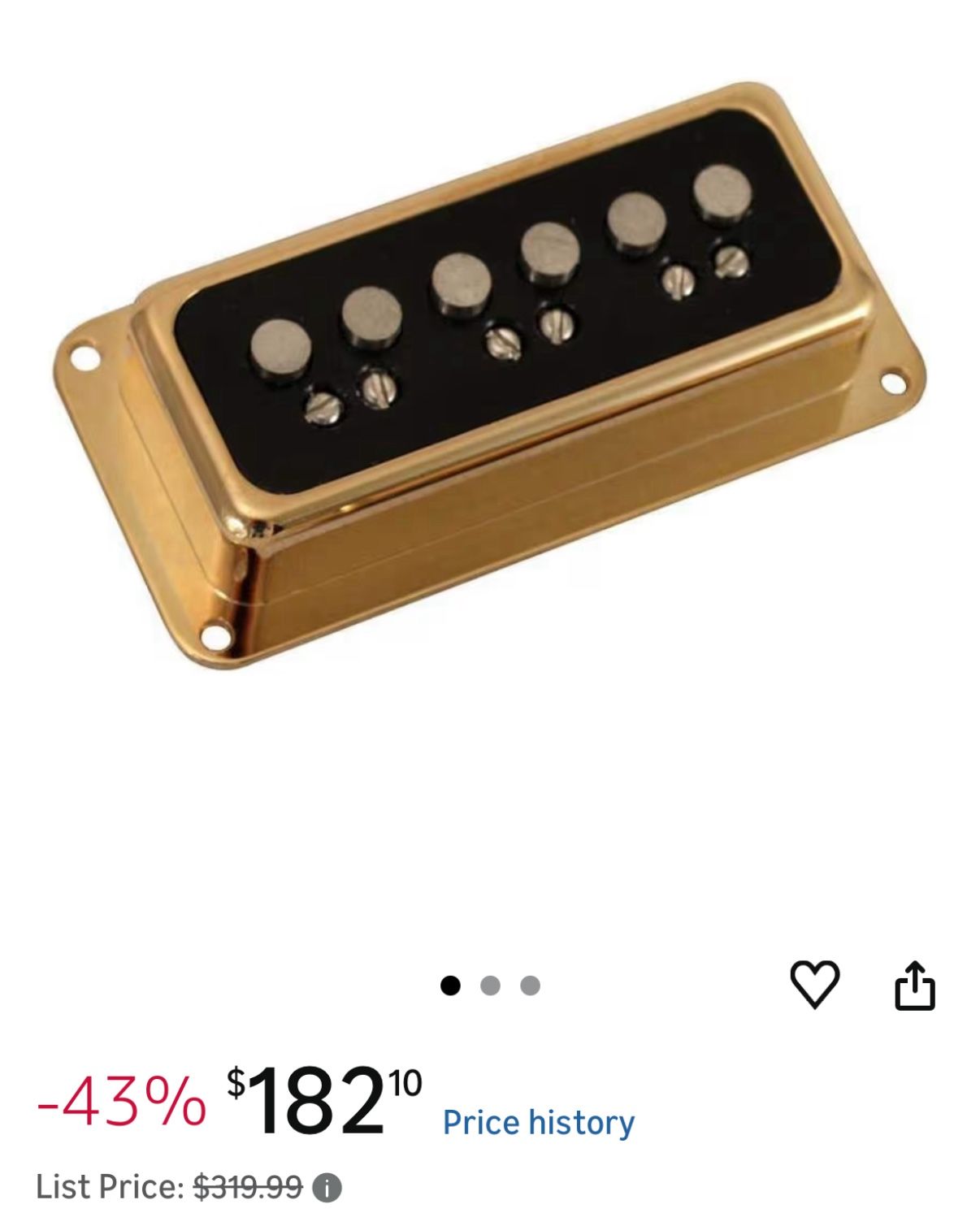 DeArmond Pickup Neck