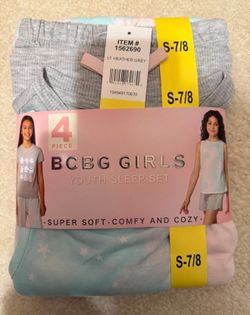 BCBG girls youth sleep set - new