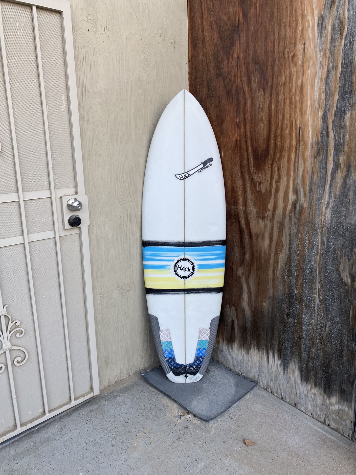 Used 6’0” Baller Surfboard from: Hack Surfboards