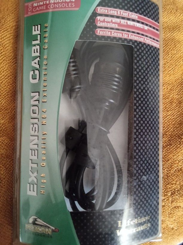 Pelican Accessories Extra Long 6Foot Cable For All Nintendo 64 Controllers