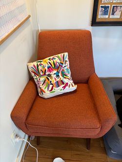 3 Orange Chairs