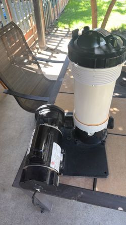 Pool pump and filter