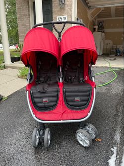 Britax Double Stroller - Excellent Condition - deep cleaned