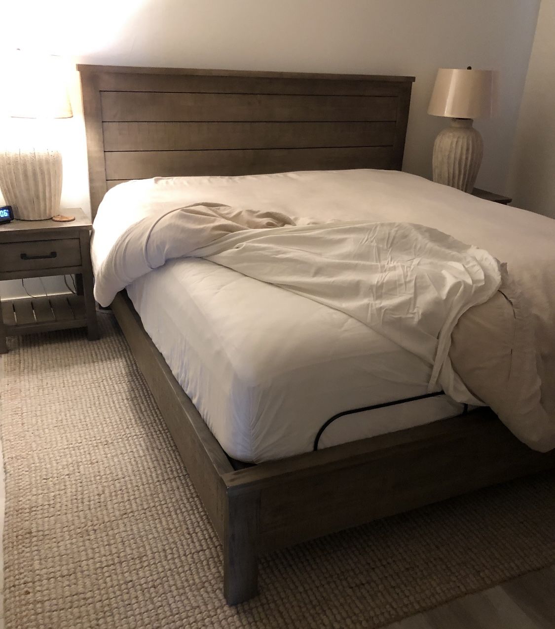 California King Matters And Box Spring Stearns And Fosters Brand  Used