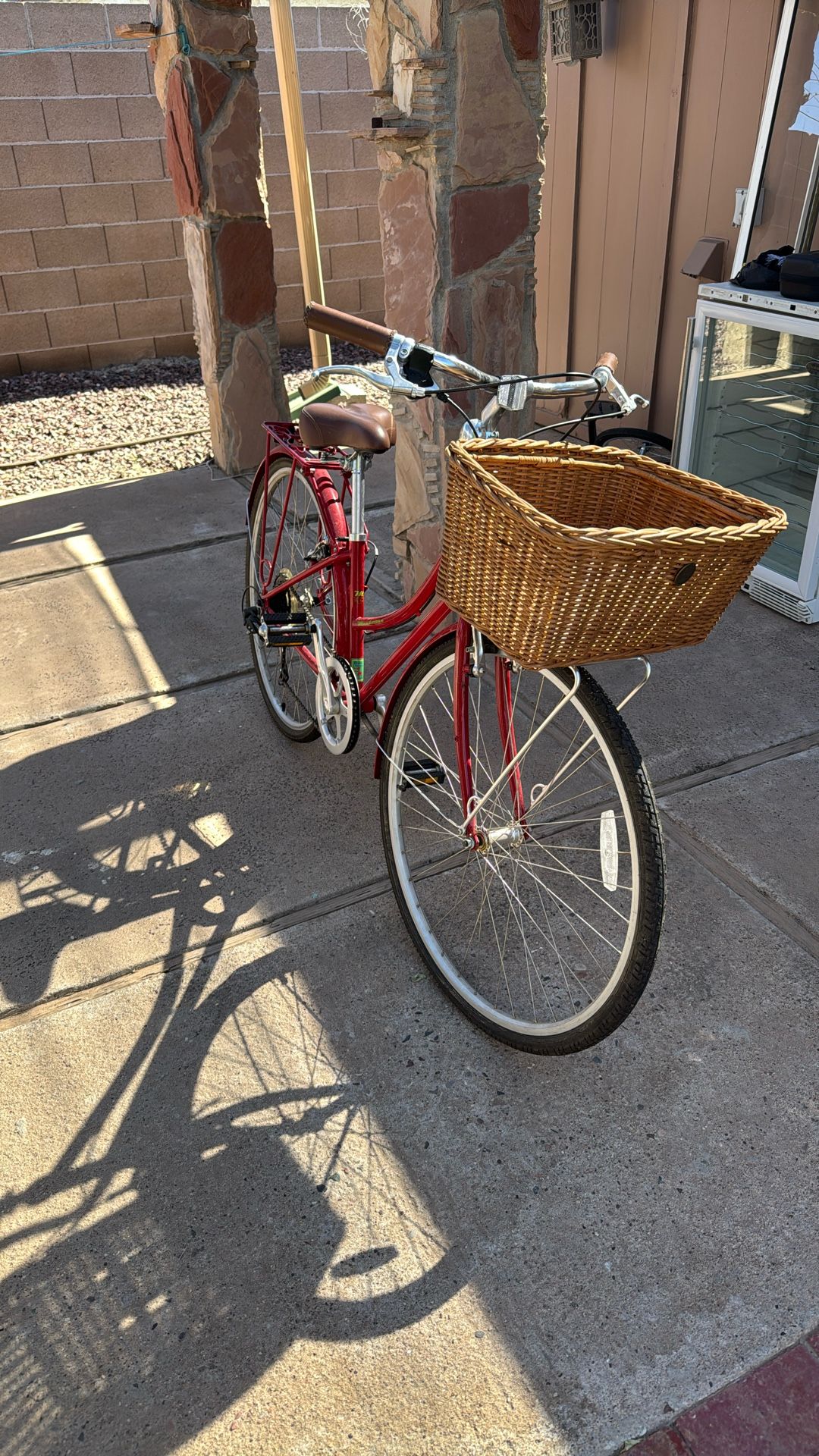 8 Speed Steel Bike with Basket