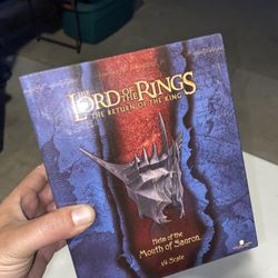 Lord Of The Ring Helm Of Sauron & Helm Of The Mouth Of Sauron Both IN BOX!