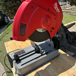 Milwaukee abrasive cut off machine